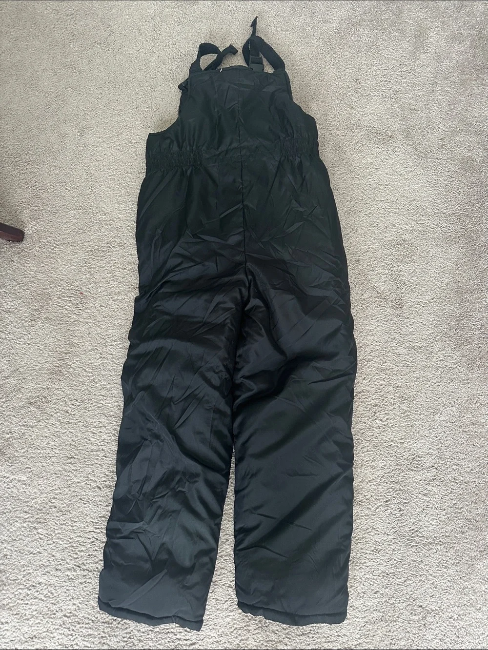 Carters Kids Black Insulated Snow Bib Pants 7/8